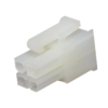 Connettore Molex Serie Mini-Fit Jr. 4 Vie Maschio Porta Pin Femmina Bianco Codice 0039012040