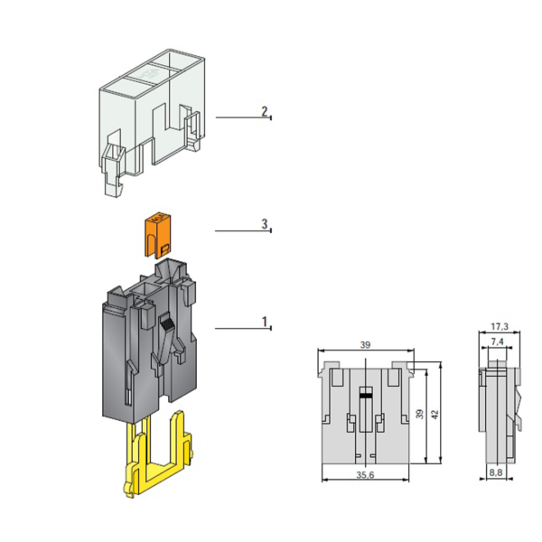 Kit Portafusibile MAXIVAL 1 Via Nero MTA