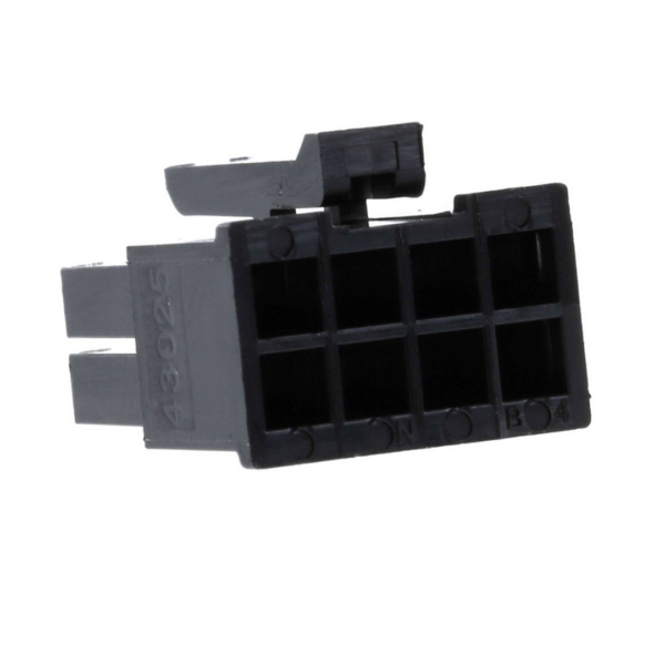 Connettore 8 Vie 0430250800 Molex Serie Micro-Fit 3.0 Nero